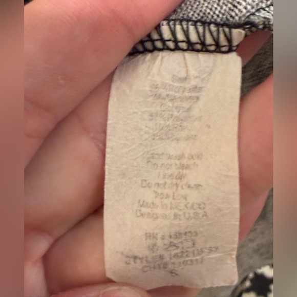 PINK CLOVER Abby Leopard Print Button Back Top S - Indie Sleaze Elbow Patch - Picture 13 of 13